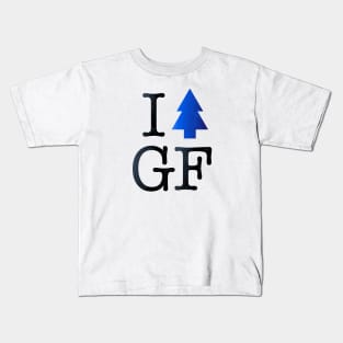 I <3 Gravity Falls (with subliminal journal runes!) Kids T-Shirt